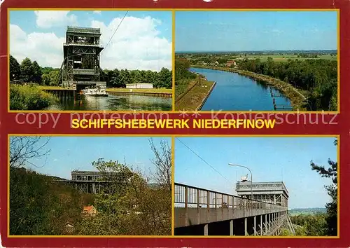 AK / Ansichtskarte Niederfinow Schiffshebewerk Kat. Niederfinow