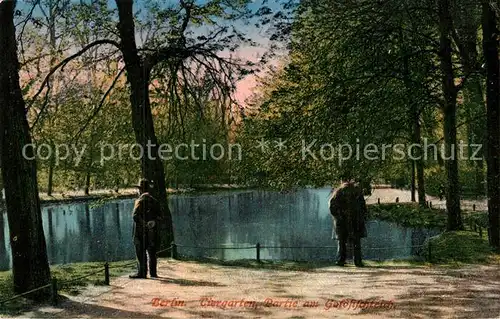 AK / Ansichtskarte Berlin Tiergarten Goldfischteich  Kat. Berlin