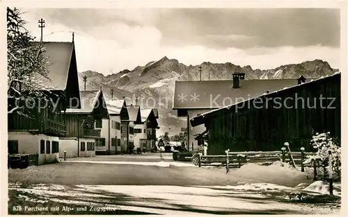 AK / Ansichtskarte Farchant Alpspitze Zugspitze Kat. Farchant