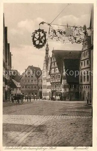 AK / Ansichtskarte Dinkelsbuehl Weinmarkt  Kat. Dinkelsbuehl