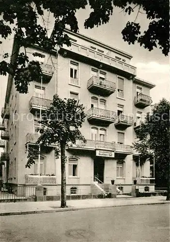 AK / Ansichtskarte Bad Nauheim Kreissanatorium Deutscher Hof Kat. Bad Nauheim