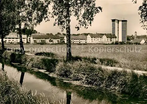 AK / Ansichtskarte Biberach Riss Teilansicht Hochhaus Kat. Biberach an der Riss