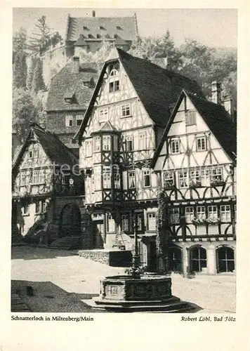 AK / Ansichtskarte Miltenberg Main Schnatterloch Brunnen Kat. Miltenberg