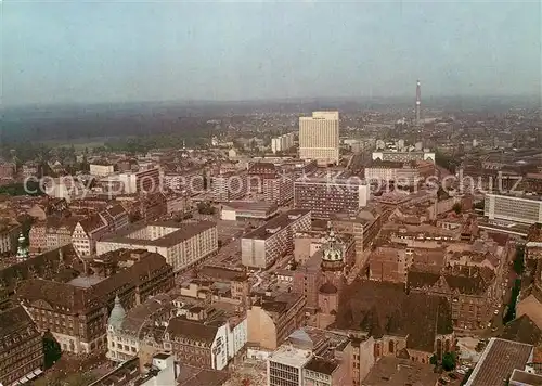 AK / Ansichtskarte Leipzig Fliegeraufnahme Messestadt Kat. Leipzig