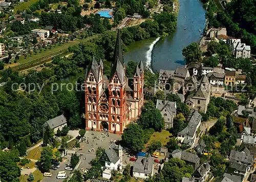 AK / Ansichtskarte Limburg Lahn Fliegeraufnahme mit Dom Lahnpartie Kat. Limburg a.d. Lahn