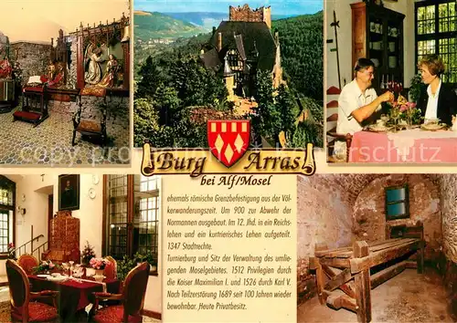 AK / Ansichtskarte Alf Mosel Burg Arras Restaurant Folterkammer Kat. Alf