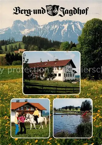 AK / Ansichtskarte Wald Ostallgaeu Berg  und Jagdhof Kat. Wald