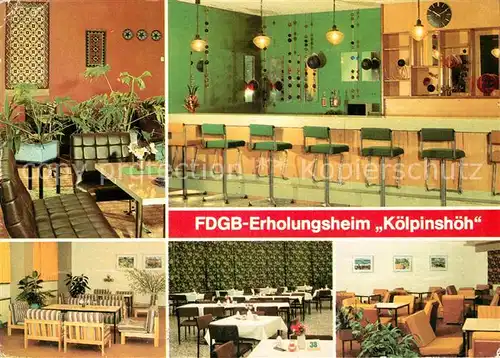 AK / Ansichtskarte Koelpinsee Usedom Erholungsheim Koelpinshoeh Kat. Usedom