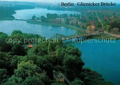 AK / Ansichtskarte Berlin Glienicker Bruecke Fliegeraufnahme Kat. Berlin