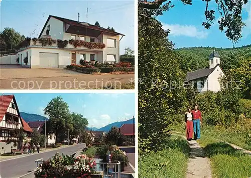 AK / Ansichtskarte Ohlsbach Haus am Waldesrand Pension Koenig Kat. Ohlsbach Kinzigtal