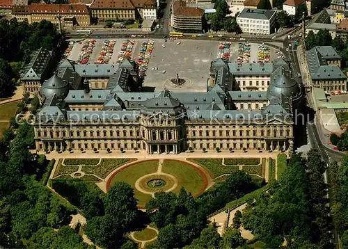 AK / Ansichtskarte Wuerzburg Residenz Fliegeraufnahme Kat. Wuerzburg