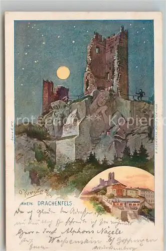 AK / Ansichtskarte Koenigswinter Ruine Drachenfels Kat. Koenigswinter