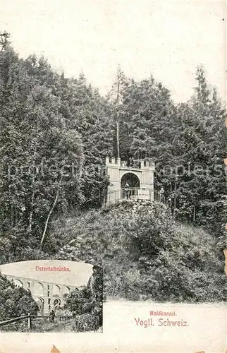 AK / Ansichtskarte Jonsdorf Eltertalbruecke Waldkanzel Kat. Kurort Jonsdorf