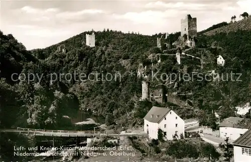 AK / Ansichtskarte Manderscheid Eifel Nieder  und Oberburg Kat. Manderscheid