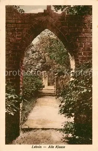 AK / Ansichtskarte Lehnin Alte Klause Kat. Kloster Lehnin