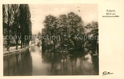 AK / Ansichtskarte Erfurt Schildchenmuehle Kat. Erfurt