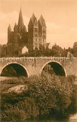 AK / Ansichtskarte Limburg Lahn Dom Bruecke Kat. Limburg a.d. Lahn