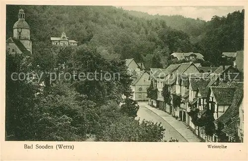 AK / Ansichtskarte Bad Sooden Allendorf Weinreihe Kat. Bad Sooden Allendorf