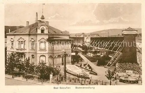 AK / Ansichtskarte Salzuflen Bad Badeverwaltung Kat. Bad Salzuflen