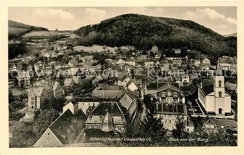 AK / Ansichtskarte Lindenfels Odenwald Panorama Kirche Kat. Lindenfels