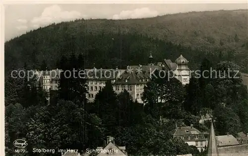 AK / Ansichtskarte Stolberg Harz Schlosspartie Kat. Stolberg Harz