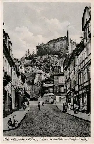 AK / Ansichtskarte Blankenburg Bad Obere Traenkestrasse Kirche Schloss Kat. Bad Blankenburg