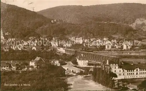 AK / Ansichtskarte Bad Sooden Allendorf Panorama Kat. Bad Sooden Allendorf