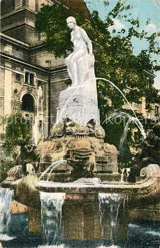 AK / Ansichtskarte Frankfurt Main Maerchenbrunnen Schauspielhaus Kat. Frankfurt am Main