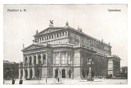 AK / Ansichtskarte Frankfurt Main Opernhaus Kat. Frankfurt am Main