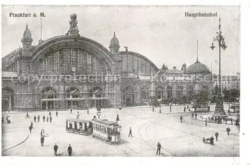 AK / Ansichtskarte Frankfurt Main Hauptbahnhof Kat. Frankfurt am Main