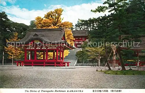 AK / Ansichtskarte Kamakura The Shrine of Tsurugaoka Hachiman Kat. 