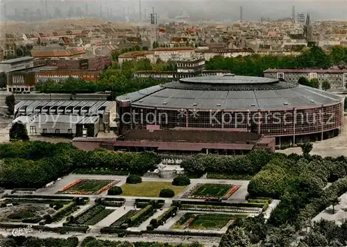 AK / Ansichtskarte Dortmund Westfalenhalle mit Rosenterrasse Kat. Dortmund