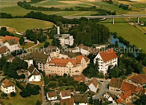 AK / Ansichtskarte Untermarchtal Donau Mutterhaus der Barmherzigen Schwestern Fliegeraufnahme Kat. Untermarchtal