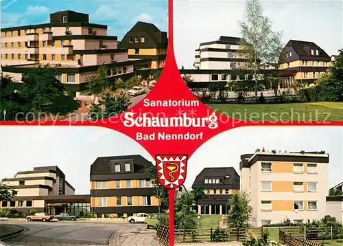 AK / Ansichtskarte Bad Nenndorf Sanatorium Schaumburg Details Kat. Bad Nenndorf
