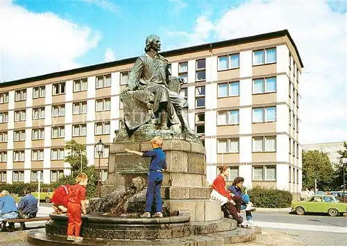 AK / Ansichtskarte Magdeburg Alter Markt Denkmal Otto von Guericke Kat. Magdeburg