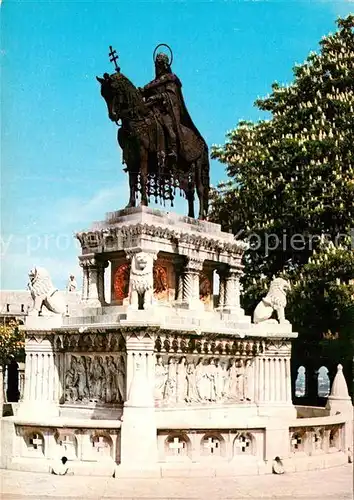 AK / Ansichtskarte Budapest Sankt Stefans Denkmal Kat. Budapest