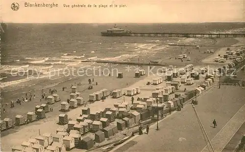 AK / Ansichtskarte Blankenberghe Strand  Kat. 