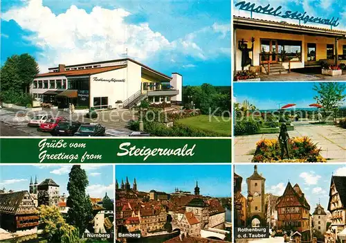 AK / Ansichtskarte Wachenroth Autobahn Rasthaus Motor Hotel Steigerwald Sued Bamberg Rothenburg Kat. Wachenroth