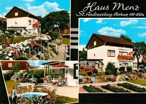 AK / Ansichtskarte Andreasberg Harz St Haus Menz  Kat. Sankt Andreasberg