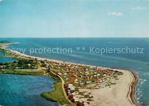 AK / Ansichtskarte Karlsminde Fliegeraufnahme Zeltplatz Kat. Waabs Eckernfoerde