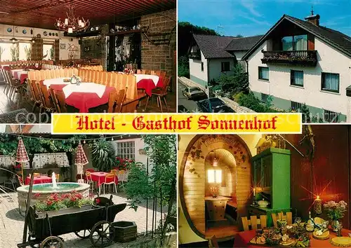 AK / Ansichtskarte Dingolshausen Hotel Gasthof Sonnenhof Kat. Dingolshausen