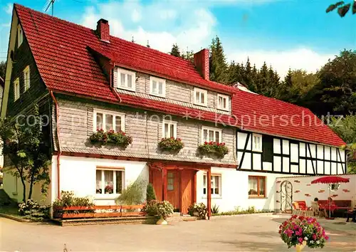 AK / Ansichtskarte Liesen Pension Haus Jaegerhof Kat. Hallenberg