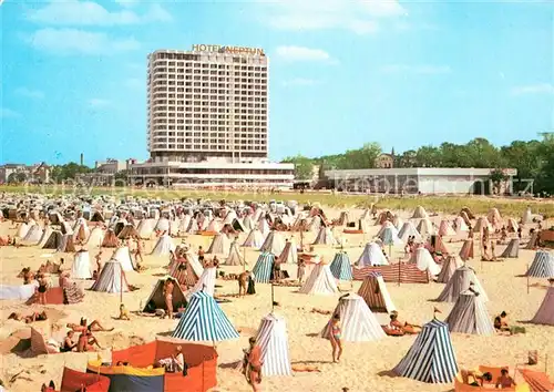 AK / Ansichtskarte Warnemuende Ostseebad Strand Hotel Neptun Kat. Rostock