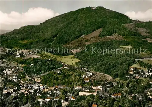 AK / Ansichtskarte Baden Baden Panorama Blick zum Merkur Fliegeraufnahme Kat. Baden Baden