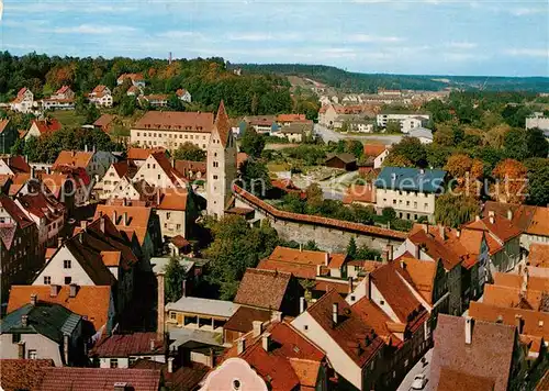 AK / Ansichtskarte Kaufbeuren Teilansicht mit Stadtmauer Kat. Kaufbeuren