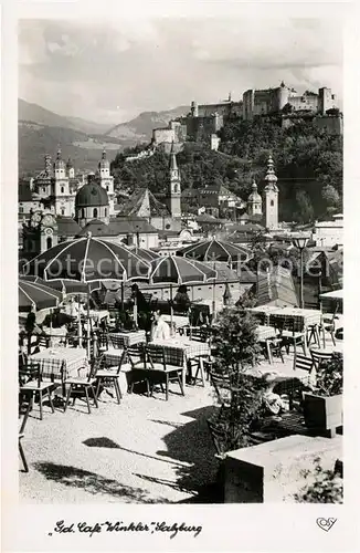 AK / Ansichtskarte Salzburg Oesterreich Cafe Winkler Kat. Salzburg