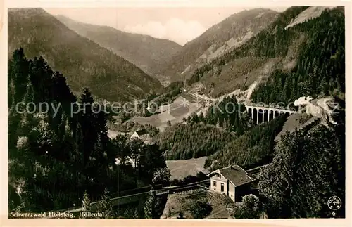 AK / Ansichtskarte Hoellsteig Teilansicht Viadukt  Kat. Hinterzarten