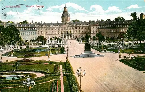 AK / Ansichtskarte Karlsruhe Baden Schloss