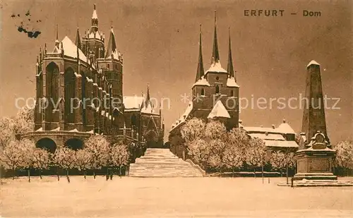 AK / Ansichtskarte Erfurt Dom Kat. Erfurt