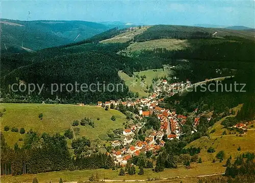 AK / Ansichtskarte Wildemann Fliegeraufnahme Kat. Wildemann Harz